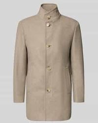 Strellson - Regular Fit Lange Jas Met Opstaande Kraag, Model 'Finchley' - Lyst