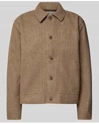 JAKE*S STUDIO MEN - Regular Fit Overhemdjack Met Opgestikte Zakken - Lyst