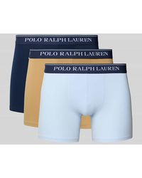 Polo Ralph Lauren - Boxershorts mit elastischem Logo-Bund im 3er-Pack - Lyst