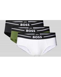 BOSS - Slip mit elastischem Logo-Bund im 3er-Pack - Lyst