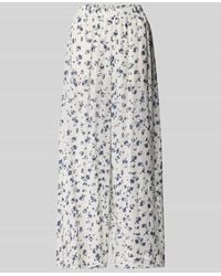 MSCH Copenhagen - Wide Leg Stoffhose mit Plisseefalten Modell 'Falisha' - Lyst