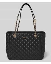 Guess - Tote Bag Met Structuurmotief, Model 'Giully' - Lyst