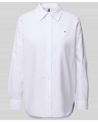 Tommy Hilfiger - Regular Fit Hemdbluse aus reiner Baumwolle - Lyst