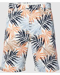 Tom Tailor - Chino-Shorts mit Allover-Print - Lyst
