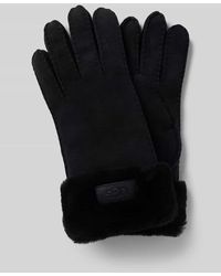 UGG - Handschuhe aus Lammleder mit Label-Detail - Lyst
