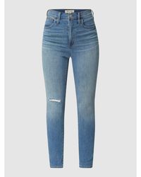 Madewell Slim Fit Jeans mit Stretch-Anteil Modell 'Keele' - Blau
