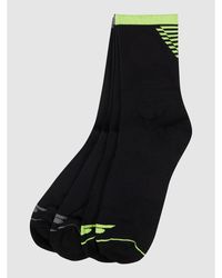 Skechers Socken mit Stretch-Anteil im 4er-Pack - Schwarz