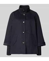 Comma, - Relaxed Fit Jack Met Opstaande Kraag - Lyst