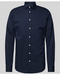S.oliver - Tailored Fit Business-Hemd Mit Kentkragen - Lyst