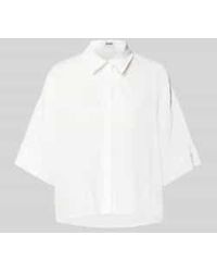 DRYKORN - Relaxed Fit Linnen Blouse Met Extra Brede Schouders - Lyst