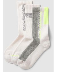 Calvin Klein - Socken mit Label-Details im 3er-Pack - Lyst