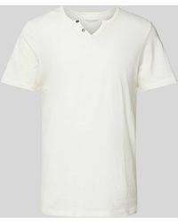 Jack & Jones - T-Shirt mit V-Ausschnitt Modell 'SPLIT' - Lyst