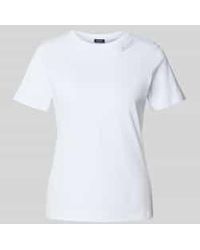 Joop! - T-Shirt Met Strass-Steentjes En Ronde Hals - Lyst