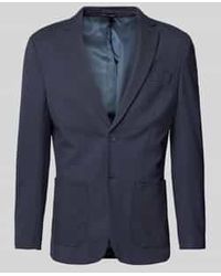 SELECTED - Slim Fit Colbert Met Reverskraag - Lyst