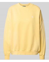 Polo Ralph Lauren - Oversized Sweatshirt mit Label-Stitching - Lyst