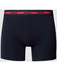 HUGO - Boxershorts Mit Elastischem Logo-Bund Im 3Er-Pack - Lyst