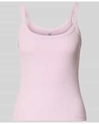 Pieces - Slim Fit Tanktop Van Mix Van Biologisch Katoen Model 'May' - Lyst