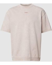 HUGO - Oversized T-Shirt mit Label-Detail Modell 'Dandalor' - Lyst