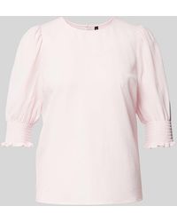 Vero Moda - Bluse mit Smok-Details Modell 'NINA' - Lyst