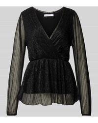 ZABAIONE - Bluse Mit V-Ausschnitt Modell 'Freyaa' - Lyst