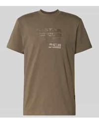 G-Star - T-Shirt Met Labelprint, Model 'Originals' - Lyst