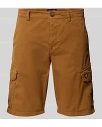 Lyle & Scott - Regular Fit Korte Cargobroek Met Logostitching, Model 'Wembley' - Lyst