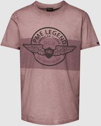 PME LEGEND - T-Shirt mit Logo-Print - Lyst