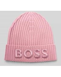 BOSS - Beanie aus reiner Schurwolle Modell 'LARA_HAT' - Lyst