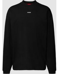 HUGO - Sweatshirt mit Label-Detail Modell 'Daposo' - Lyst