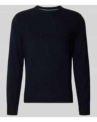 Brax - Gebreide Pullover Met Ribboorden, Model 'Rick' - Lyst