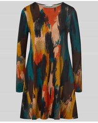 Apricot - Regular Fit Minikleid in Strick-Optik - Lyst