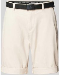 Tom Tailor - Regular Fit Chino-Shorts mit Gürtel - Lyst