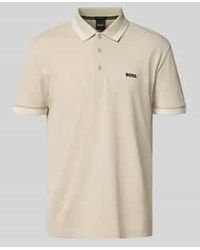 BOSS - Regular Fit Poloshirt Van Puur Katoen - Lyst