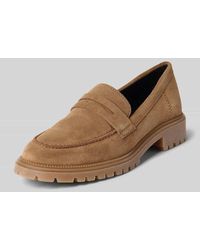 Tamaris - Slipper aus echtem Leder Modell 'Chunky Loafer' - Lyst