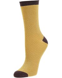 Becksöndergaard Socken mit Glitter-Effekt Modell 'Shimmer' - Mettallic