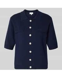 Milano Italy - Gebreid Jack Van Mix Van Viscose En Elastaan Met 1/2-Mouwen - Lyst