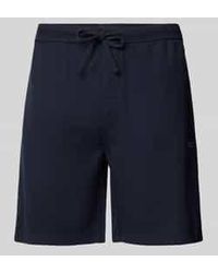 BOSS - Korte Regular Fit Broek Met Structuurmotief - Lyst