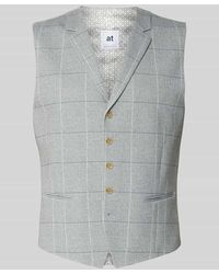 Atelier Torino - Weste mit Reverskragen und Paspeltaschen - Lyst