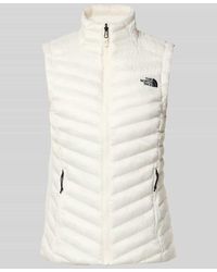 The North Face - Regular Fit Steppweste mit Logo-Stitching Modell 'HUILA' - Lyst