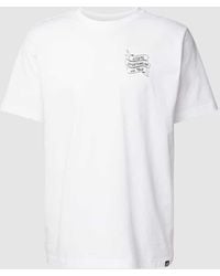 adidas - T-Shirt mit Rundhalsausschnitt und Label-Print - Lyst