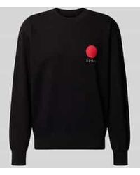 Edwin - Sweatshirt Met Motiefprint, Model 'Japanese Sun' - Lyst