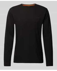 BOSS - Regular Fit Shirt Met Lange Mouwen En Labelstitching, Model 'Tempesto' - Lyst