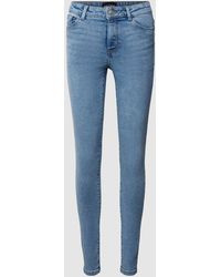 Pieces - Skinny Fit Jeans - Lyst