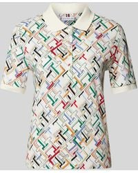 Tommy Hilfiger - Regular Fit Poloshirt Met All-over Logomotief - Lyst
