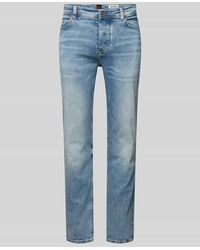 BOSS - Tapered Fit Jeans im 5-Pocket-Design Modell 'TABER' - Lyst