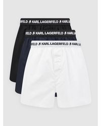 Karl Lagerfeld Boxershorts aus Baumwolle im 3er-Pack - Mehrfarbig