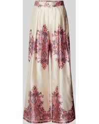 Neo Noir - Wide Leg Stoffhose mit Paisley-Muster Modell 'Mana' - Lyst