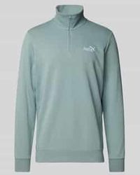 PUMA - Sweatshirt Met Labelstitching - Lyst