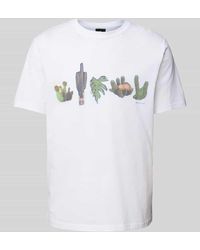 Paul Smith - T-Shirt mit Motiv-Print - Lyst