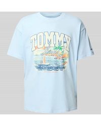Tommy Hilfiger - Relaxed Fit T-Shirt mit Motiv-Print - Lyst